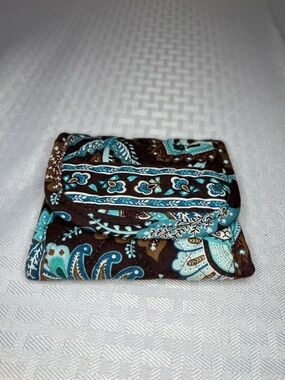 VERA BRADLEY "JAVA BLUE" retired Wallet -